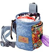 INSPECTOR TAIL Dog Treat Pouch for Training, Drawstring Bag, Hands Free | 2 Cup Tote, 4 Ways to W...