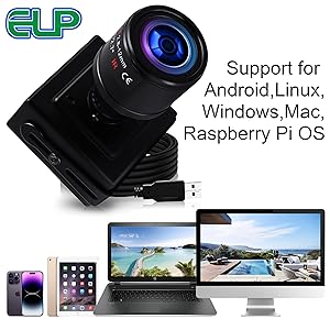 variable focus camera 2.8-12mm webcam