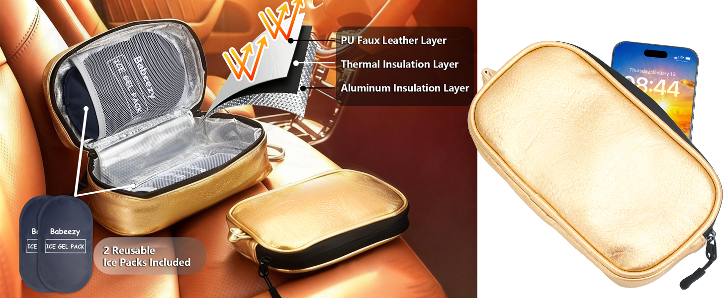 thermal phone pouch for hot weather