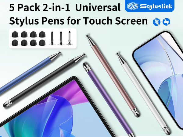 Universal stylus pen for touch screen