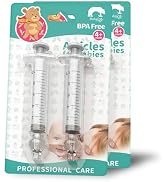 Nasal Syringe for Baby - 4PCS - Safe Silicon Baby Nasal Aspirator Qucik Syringe Nose Cleaner Rins...