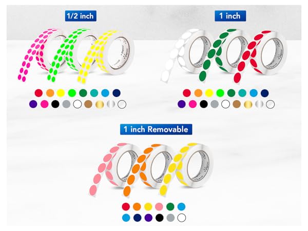 black round sticker labels clear dot stickers dark blue adhesive dots fluorescent green stickers