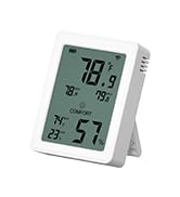 YoLink Indoor Thermometer Hygrometer YS8023 with LCD Comfort Display, Magnetic Mount for Kitchen ...