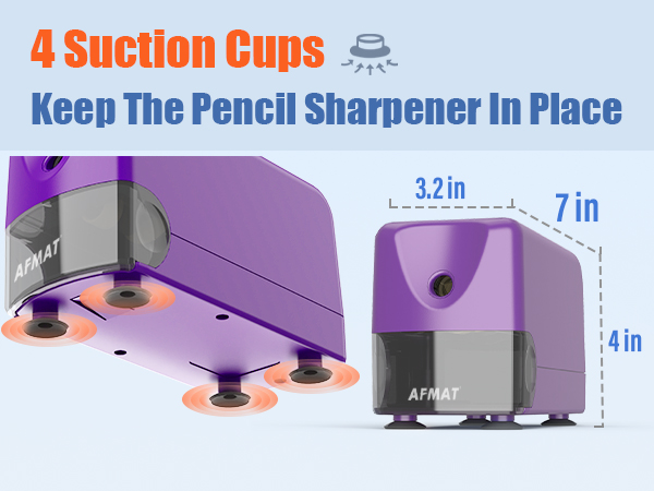 AFMAT PSD3 Pencil Sharpener for Classroom