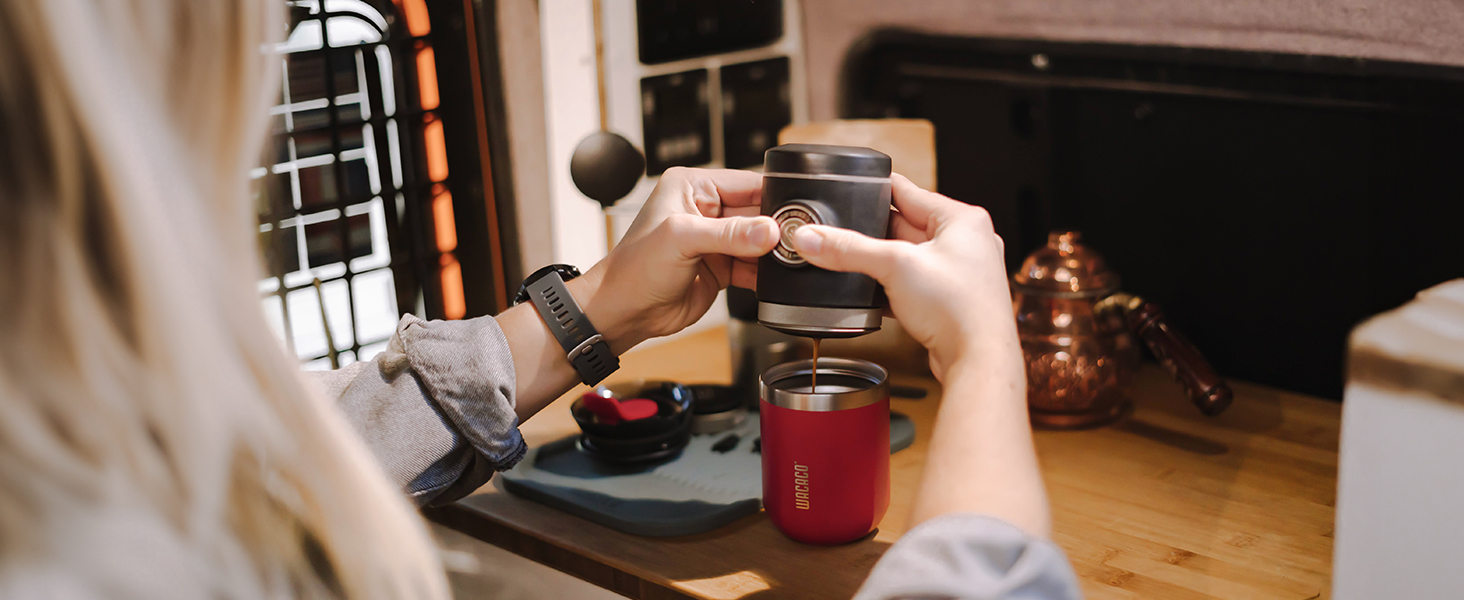 WACACO Octaroma Classico Vacuum Insulated Coffee Mug
