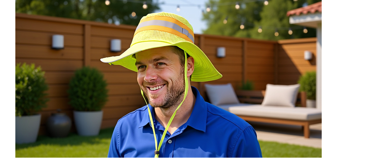High Visibility Reflective Sun Hat