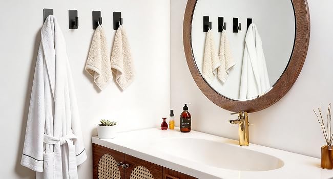 adhesive towel holder