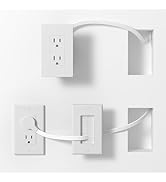 in Wall Cable Management Kit,Recessed Outlet Box for Wall Mount TV, Outlet Relocation Kit for Rel...