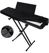 Piano Keyboard Dust Cover, Water Proof Stretchy Electric Piano Keyboard Covers for Digital Electr...