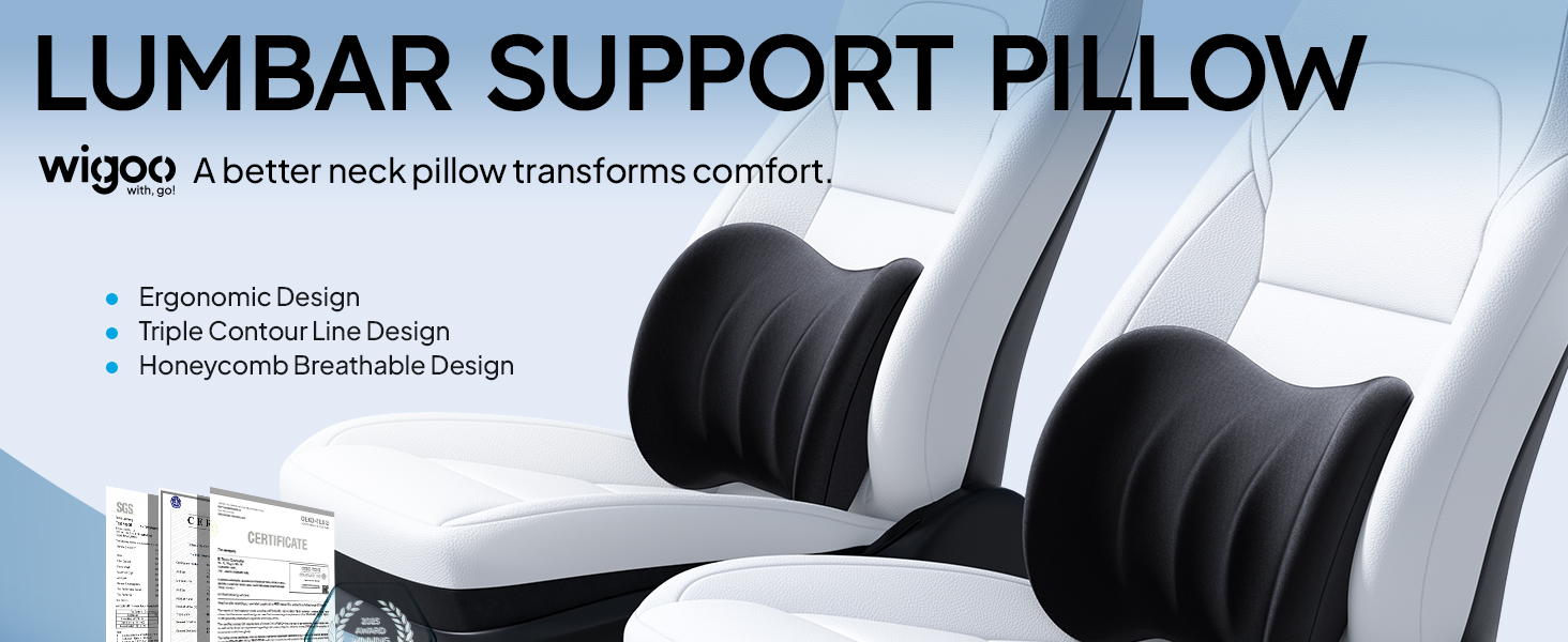 lumbar support pillow for car