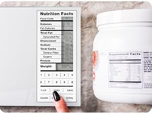 Enter nutrients into macro scale for food tracking protein fats and carbs