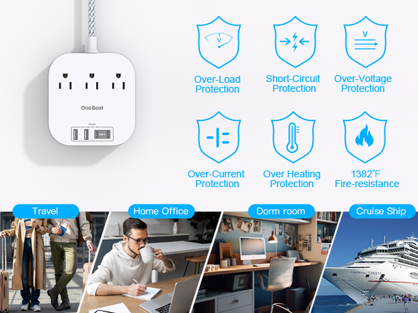 Power Strip with USB C