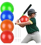 SAYAYA Connection Ball for Baseball 9 Inch Softball Trainer Baseball for Hitting & Pitching Baseb...