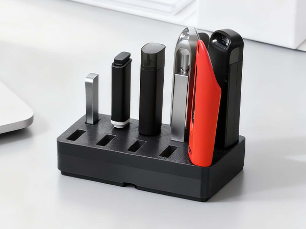 JBOS 10-Slot USB Flash Drive Holder Stand, Desktop Organizer Rack for Memory Sticks