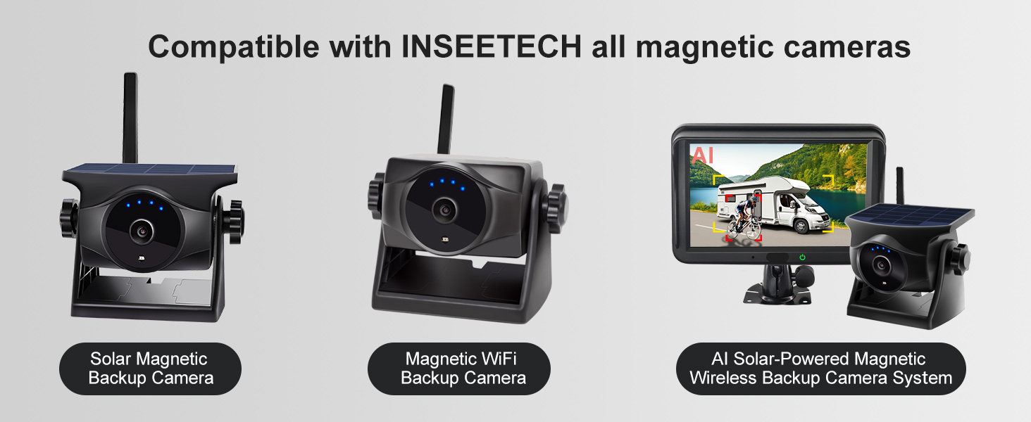 metal plate backup camera for fiberglass trailer