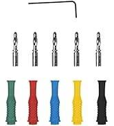 BOCEUC Test Lead Kit, Banana Plugs Solder DIY Banana Plug Male Connectors Adapters for Multimeter...