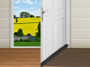 weighted door draft stopper