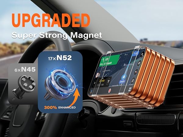 magnetic vent phone mount