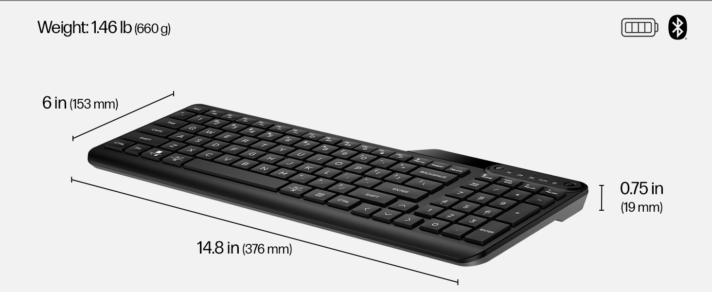 keyboard dimensions