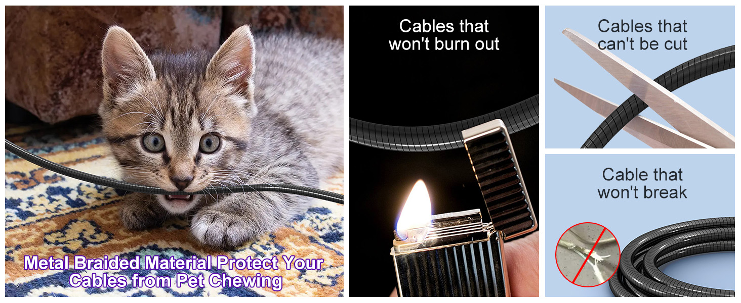 cat proof charging cable