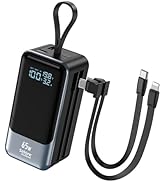 Fast Charging Power Bank 18400mAh 65W Portable Laptop Charger, LED Display, Travel Essential Batt...