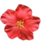 1Pc Red Hawaiian Flower Hair Clip for Women Girls Fashion Bohemian Flowers Hair Accessory for Dan...