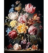 Ginfonr 5D DIY Mosaic Diamond Art Painting Kits Flower Colore Full Drill, Paint with Diamonds Art...