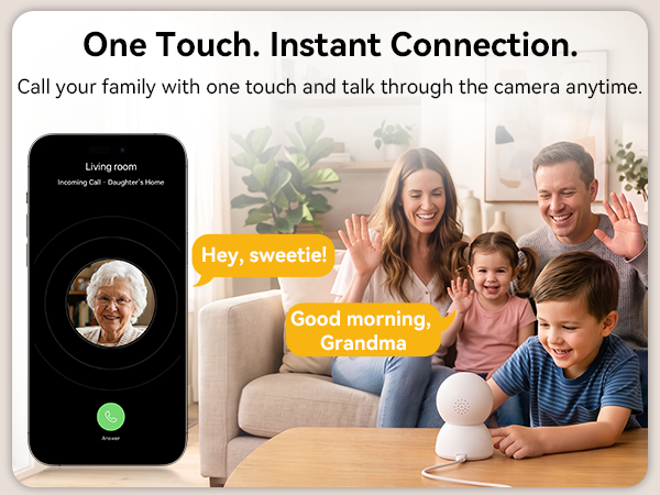 indoor camera with 2 way talk