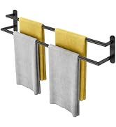 Towel Racks for Bathroom, Double Towel Bar 32Inch, Stainless Steel Bathroom Towel Holder, Towel H...