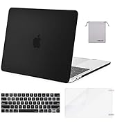 MOSISO Compatible with MacBook Pro 15 inch Case 2019 2018 2017 2016 Release A1990 A1707 with Touc...