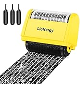 Identity Protection Roller Stamp LioNergy Extra Large 2.0 Inch Roller Identity Theft Prevention S...