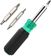 Bates- 11-in-1 Screwdriver/Nut Driver, Multi-Bit Screwdriver, Multi Screwdriver, 11 in 1 Screwdri...