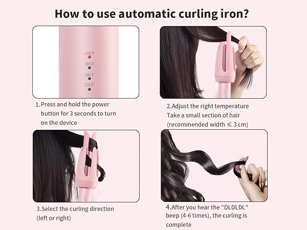 How to Curl Hair with the Automatic Curler