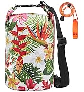 HEETA Waterproof Dry Bag for Women Men(Upgraded Version) 5L/10L/20L/30L/40L Roll Top Lightweight ...