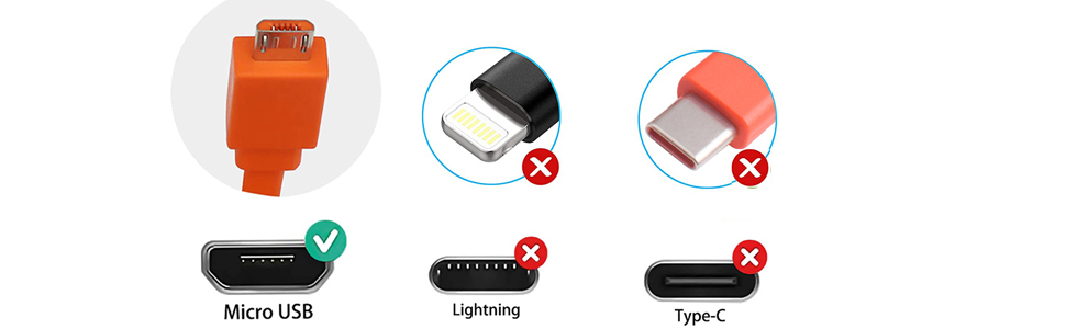 jbl micro usb charger cable
