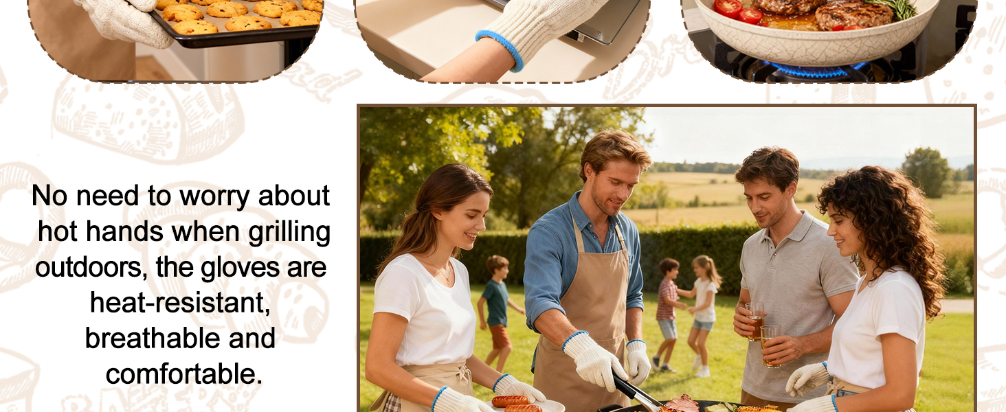 Heat Resistant Oven Glove