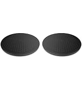 VOLCANOES CLUB Lazy Susan Turntable Organizer - 12 Inch Heavy Duty Rotating Swivel Stand with Ste...