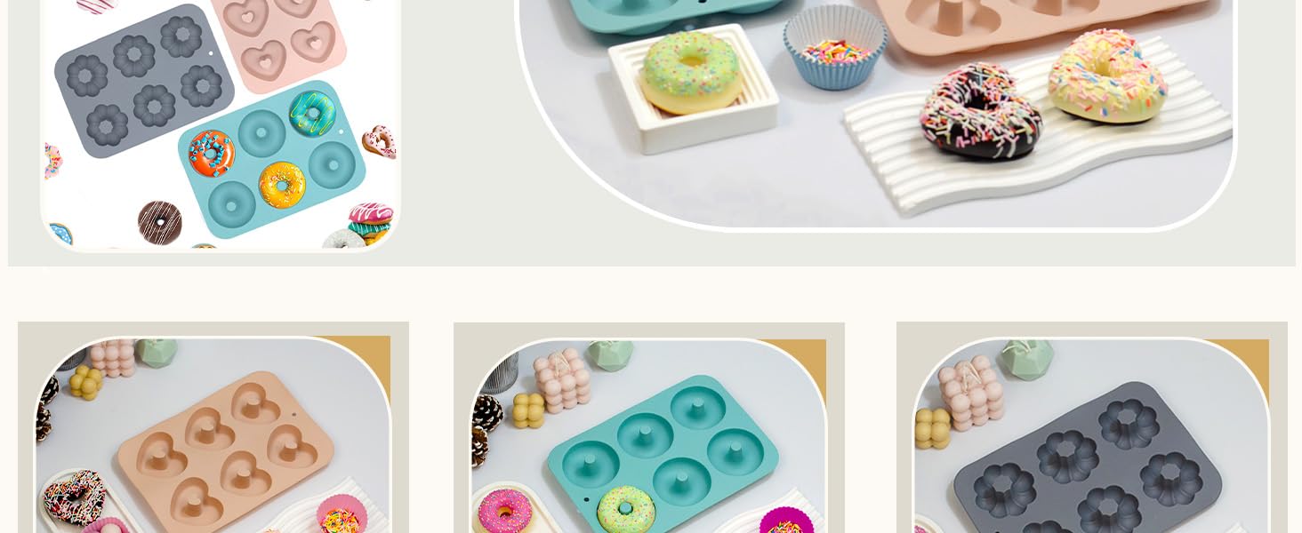 silicone donut pans for baking