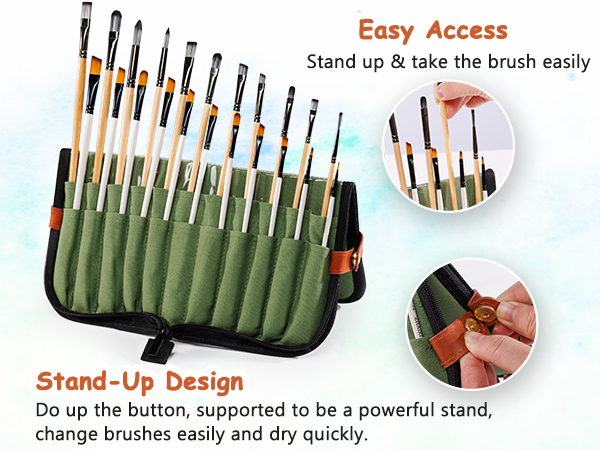 Paint Brush Holder & Organizer