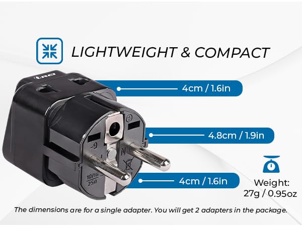 type e travel adapter