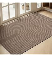 PLEASOR Front Door Mat Outside Entrance, Absorbent and Dirt Resistant Welcome Mat Indoor Outdoor,...