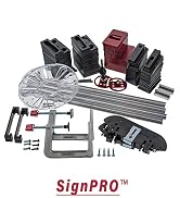 Milescraft 1212 SignPRO Sign Making Kit for Routers- 2.5 in. & 1.5 in. Horizontal Letters (166 te...