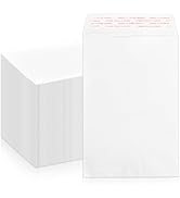 White Catalog 6x9 Envelopes Self Seal 250 PCS, Goefun Security Printable Envelopes 6x9 for Mailin...