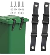 Zeckzoin 4 Pcs Trash Can Lock for Animals, Bear Proof Trash Can Lock Universal Outdoor Garbage Ca...