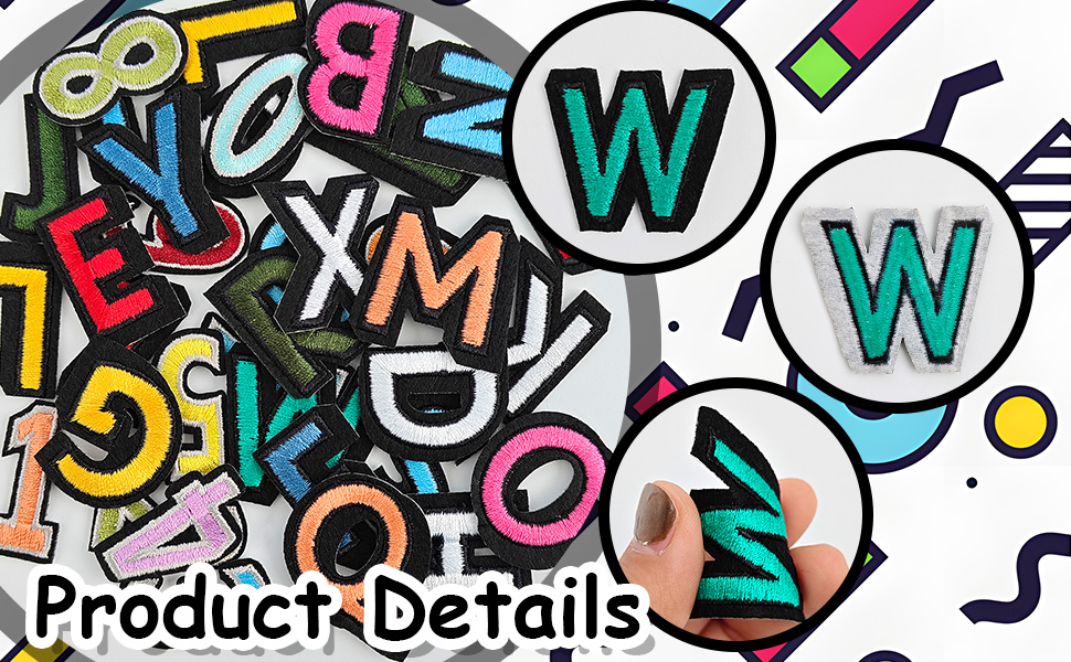Letters Patches