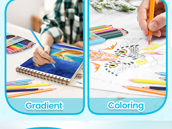 Colored Pencils Bulk, 12 Packs Colored Pencils for Kids