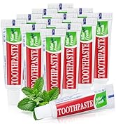 Travel Size Mini 0.176 oz Toothpaste Bulk, Disposable Mint Flavor Pocket Teeth Paste Small Essent...