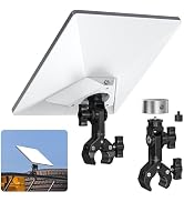 EDUP LOVE Starlink Mini Mount, Aluminum Pole Adapter & Heavy Duty Clamp Mount for RV Roof Rack, T...