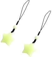 Dwuww 2Pcs Luminous Star Keychain Fashion Handbag Pendant Unisex Key Chain Charm Key Chain Glow I...