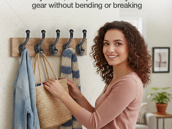 Smiling Lady with Hooks